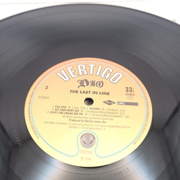 Dio The Last in Line Vinyl Records With Sleeve 1984 - Picture 6 of 6